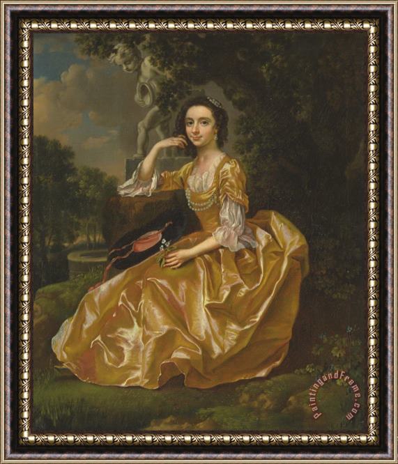Francis Hayman Mrs. Mary Chauncey Framed Print