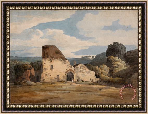 Francis Swaine Dunkerswell Abbey, August 20, 1783 Framed Painting