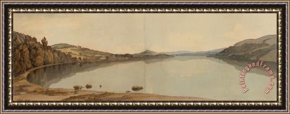 Francis Swaine Lake Windermere Framed Painting