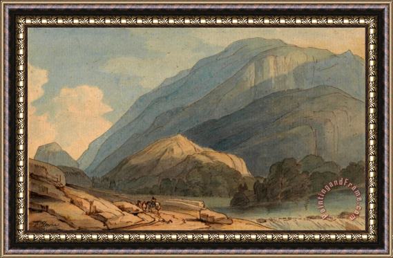 Francis Swaine The Entrance Into Borrowdale Framed Painting