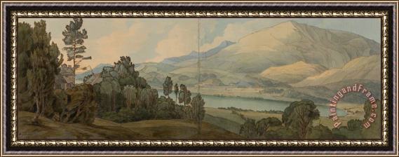 Francis Swaine View of Lake Coniston, Lancashire Framed Print