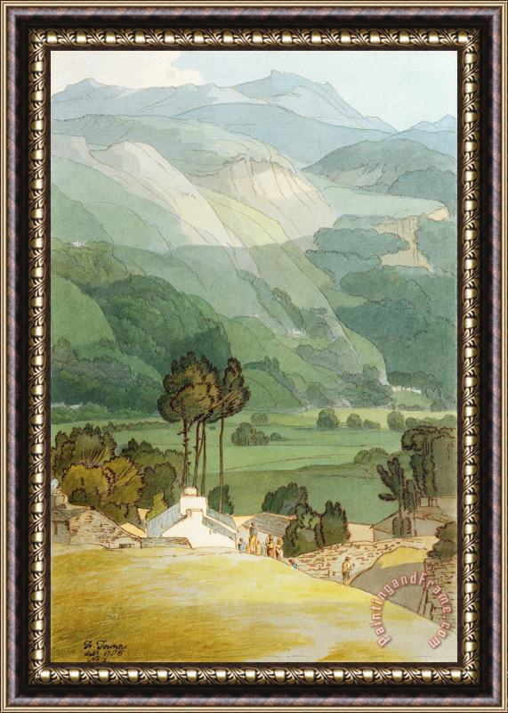 Francis Towne Ambleside Framed Painting