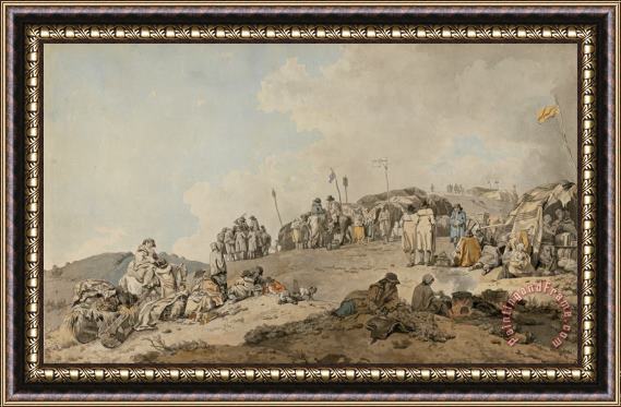 Francis Wheatley Donnybrook Fair, 1782 Framed Painting
