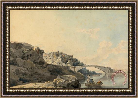 Francis Wheatley Lismore Castle, Ireland Framed Print