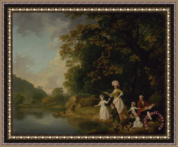 Francis Wheatley The Browne Family Framed Painting