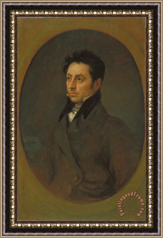 Francisco De Goya Manuel Quijano Framed Print