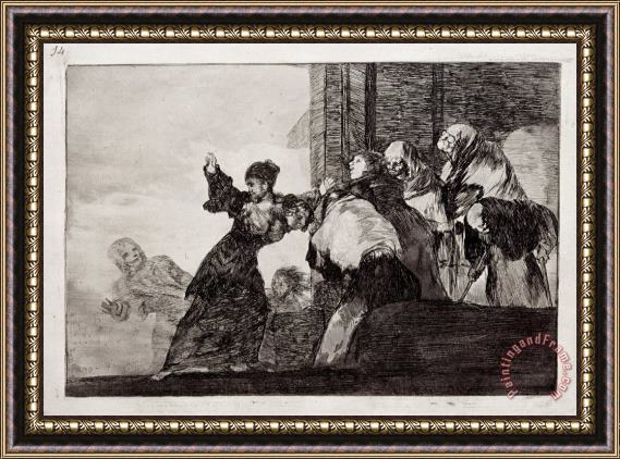 Francisco De Goya Poor Folly Framed Print