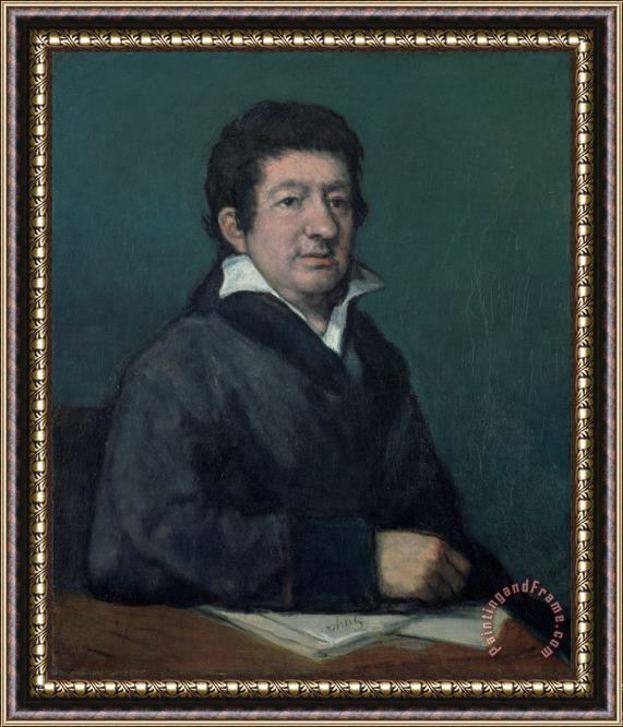 Francisco De Goya Portrait of The Poet Moratin Framed Print