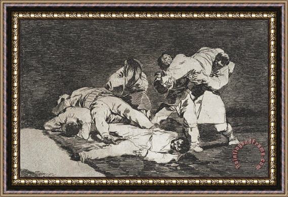 Francisco De Goya The Same (sera Lo Mismo) From The Series Disasters of War (desastres De La Guerra) Framed Print