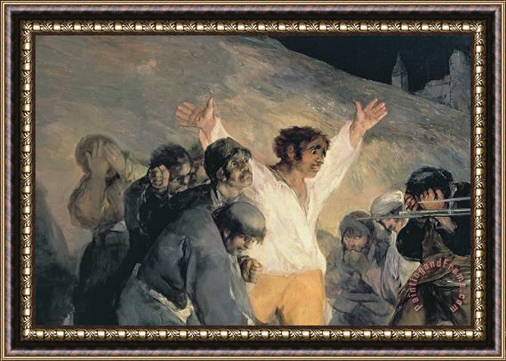 Francisco Jose de Goya y Lucientes Execution Of The Defenders Of Madrid Framed Print
