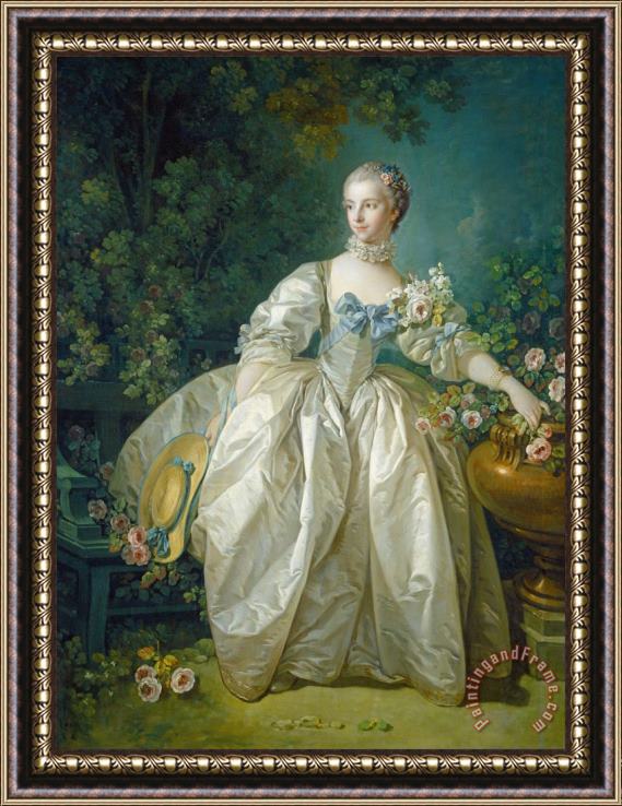 Francois Boucher Madame Bergeret Framed Painting