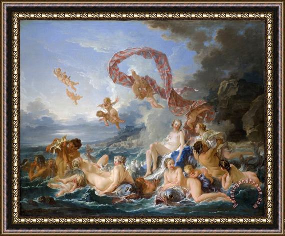 Francois Boucher The Triumph of Venus Framed Painting