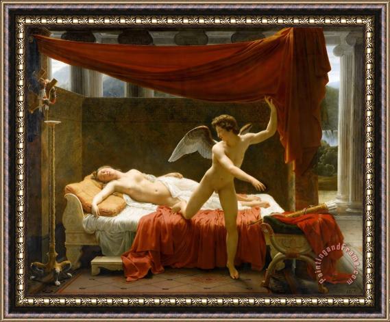 Francois-edouard Picot Cupid And Psyche Framed Print