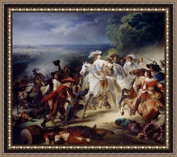 Francois Joseph Heim Battle of Rocroy Framed Print