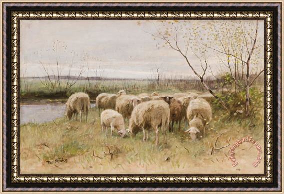 Francois Pieter ter Meulen Sheep Framed Print