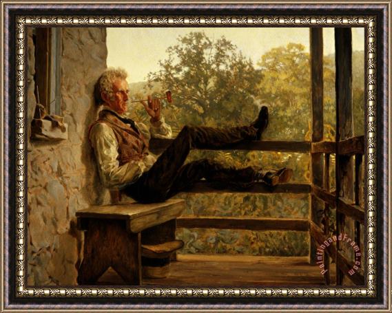 Frank Blackwell Mayer Independence (squire Jack Porter) Framed Painting