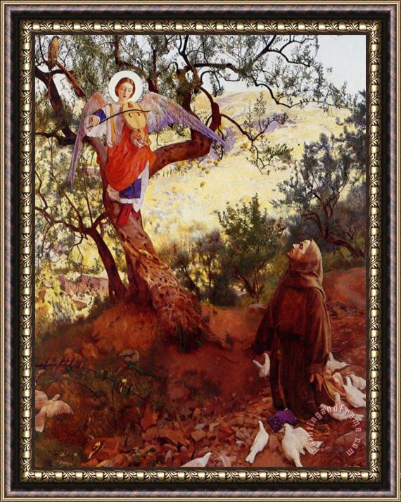 Frank Cadogan Cowper Saint Francis of Assisi Framed Painting