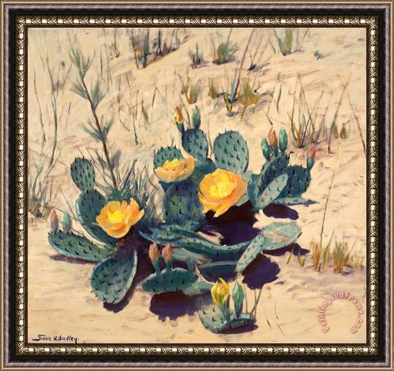 Frank V. Dudley Strangers From Far Away (cactus) Framed Print