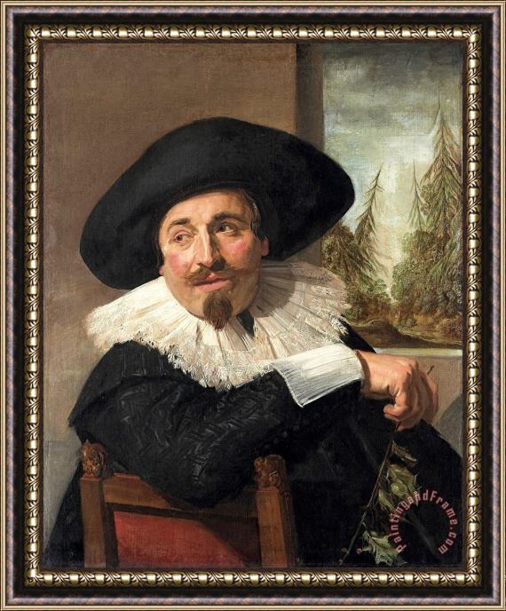 Frans Hals Isaac Abrahamsz. Massa Framed Print
