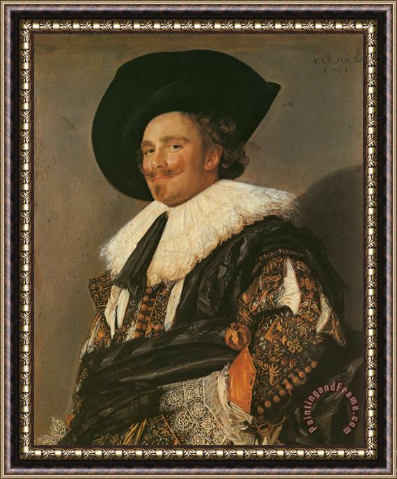Frans Hals The Laughing Cavalier Framed Painting