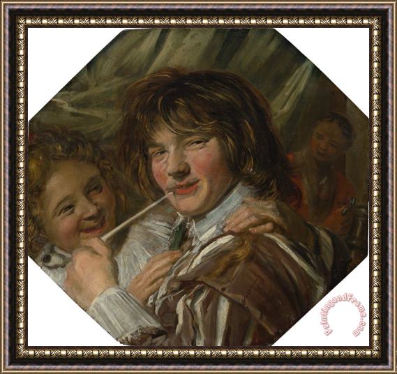 Frans Hals The Smoker Framed Painting