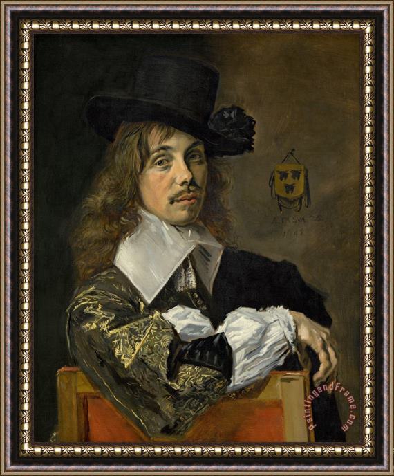 Frans Hals Willem Coymans Framed Painting