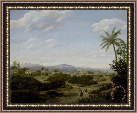 Frans Jansz Post Brazilian Landscape Framed Painting