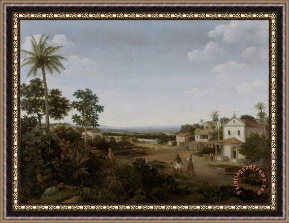 Frans Jansz Post Landscape in Brazil Framed Painting