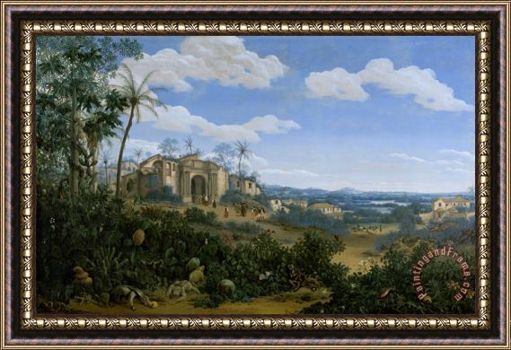 Frans Jansz Post View of Olinda, Brazil Framed Painting
