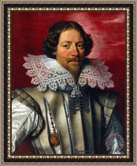 Frans Pourbus The Younger Portrait of a Man Framed Painting