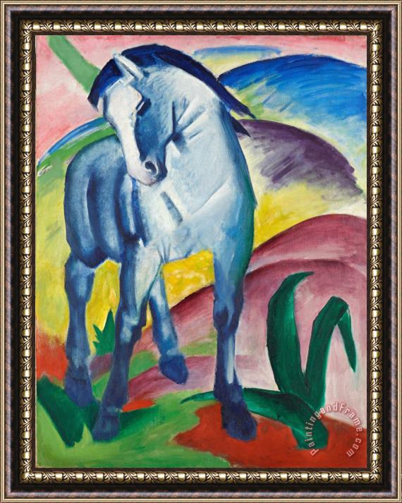 Franz Marc Blue Horse I 1911 Framed Painting