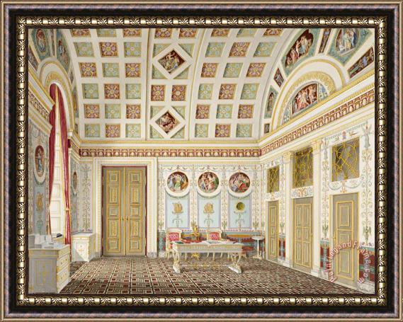 Franz Xaver Nachtmann The Dressing Room of King Ludwig I at The Munich Residence Palace Framed Print