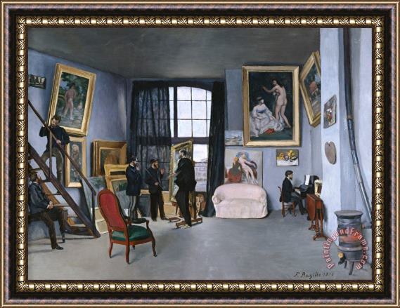 Frederic Bazille Bazille's Studio Framed Print