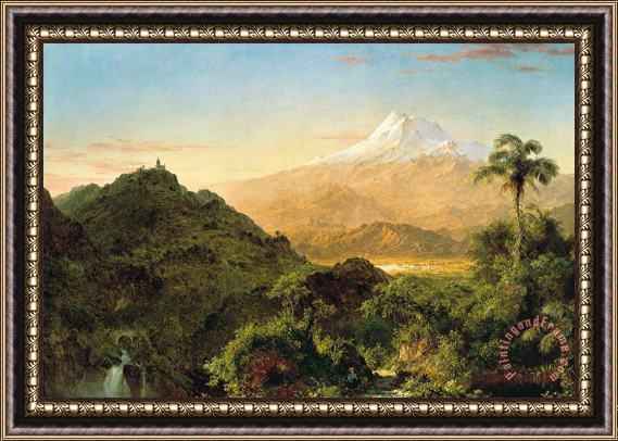 Frederic Edwin Church South American Landscape Framed Print