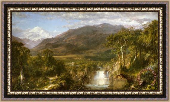 Frederic Edwin Church The Heart of The Andes Framed Print