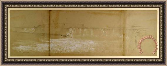 Frederic Edwin Church The Niagara Falls 2 Framed Painting