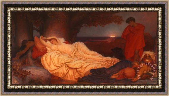 Frederic Leighton Cymon And Iphigenia Framed Painting