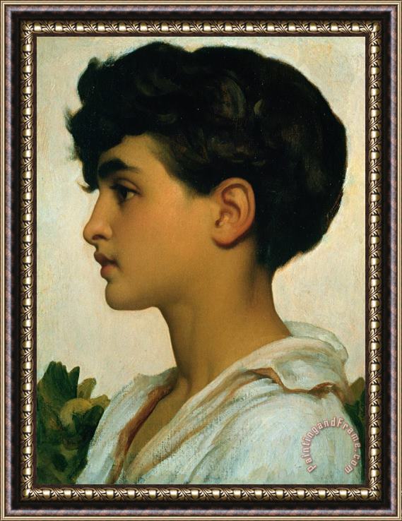 Frederic Leighton Paolo Framed Painting