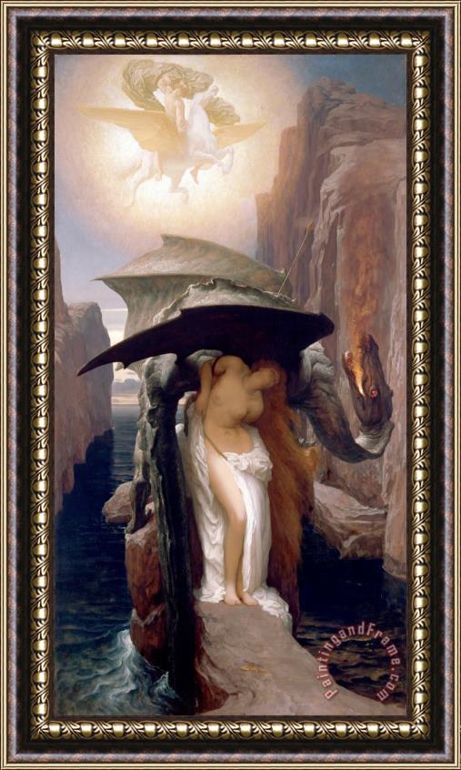 Frederic Leighton Perseus And Andromeda Framed Painting