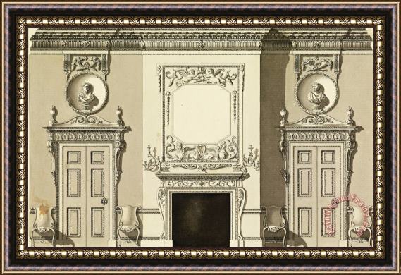 Frederick Crace Wall Elevation 3 Framed Painting