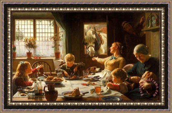 Frederick George Cotman One of The Family Framed Print