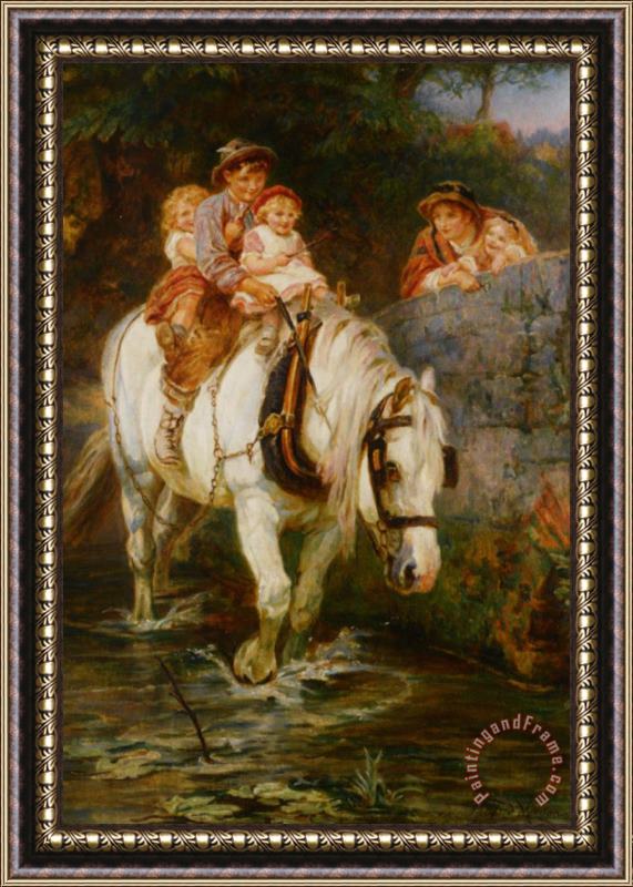 Frederick Morgan Hold Tight Framed Painting