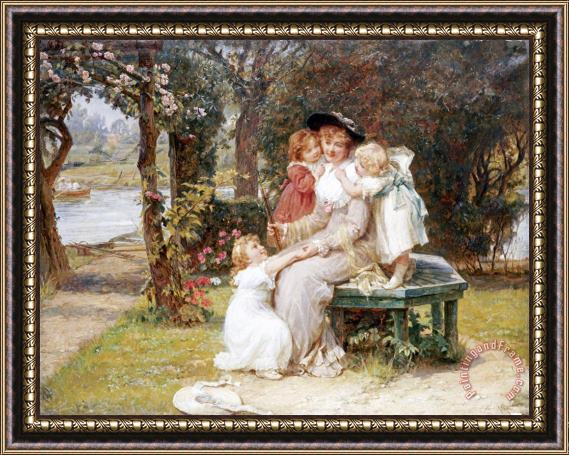 Frederick Morgan Me Too? Framed Painting
