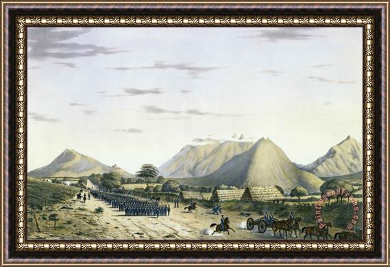 Frederick Swinton Heights of Monterey, From The Saltillo Road Looking Towards The City, (from The West,) (worth's Divi... Framed Print