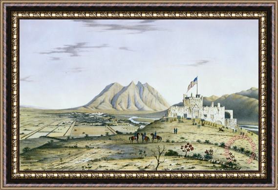 Frederick Swinton Monterey, From Independence Hill, in The Rear of The Bishop's Palace. As It Appeared on 23rd Septemb... Framed Print
