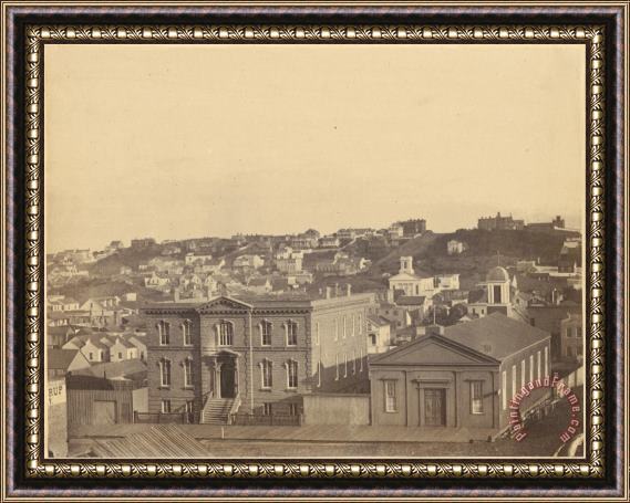 G. R. Fardon View From Kearny Street Framed Print