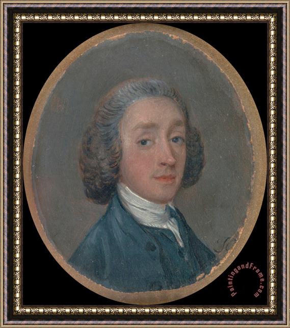 Gainsborough, Thomas Portrait of a Young Man with Powdered Hair Framed Print