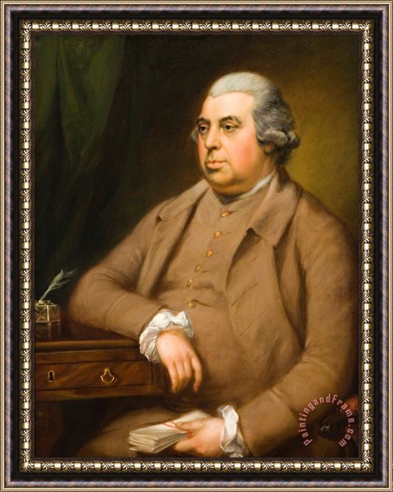 Gainsborough, Thomas Portrait of John Thornton, Esq. Framed Painting