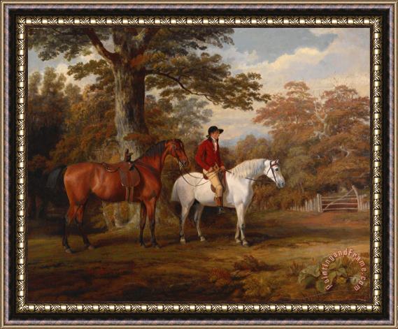 Garrard, George Hunter And Huntsman Framed Painting