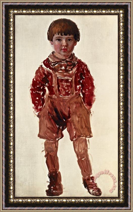 Gavriil Nikitich Gorelov Portrait of a Boy Framed Print
